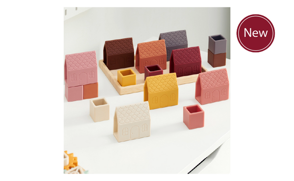 Village Blocks Playset