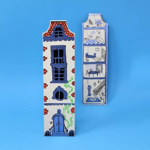 Leather Dolls House Bookmark