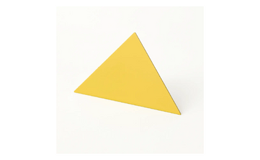 Yellow Triangle Photo Clip