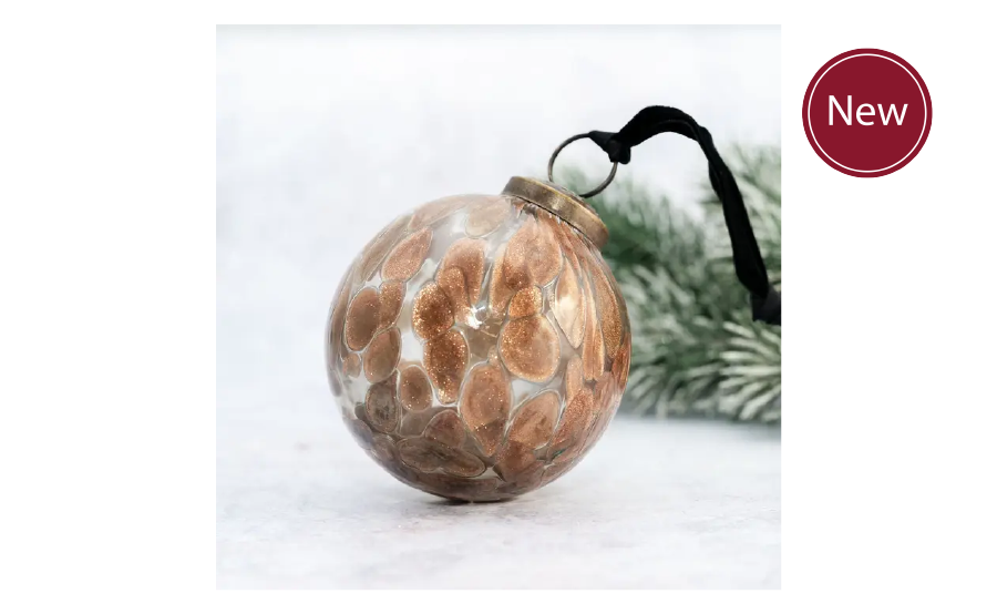 Bronze Glass Bauble