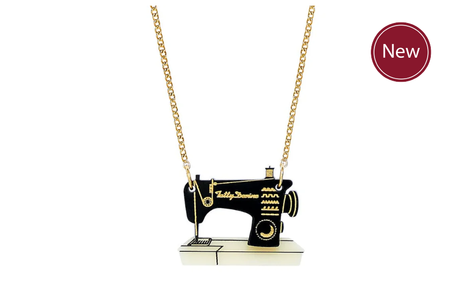 Tatty Devine Mini-Sewing Machine Necklace