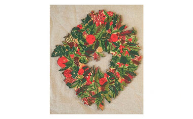 Wooden Christmas Wreath