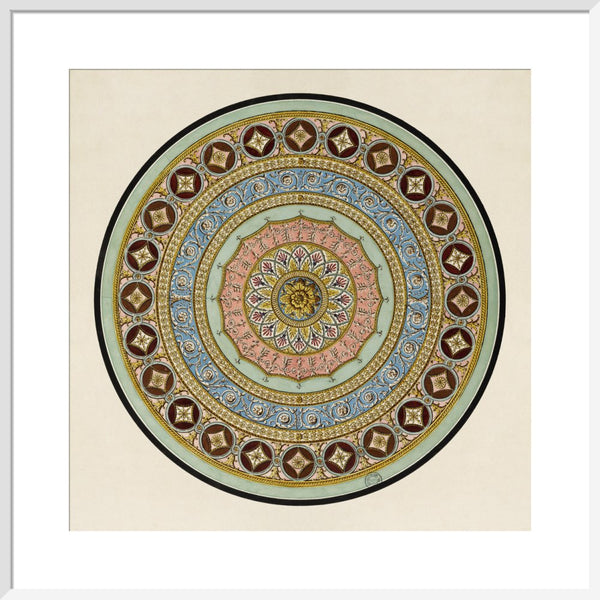 Unexecuted Manocchi Drawing for a Ceiling or a Carpet I, c1765-66