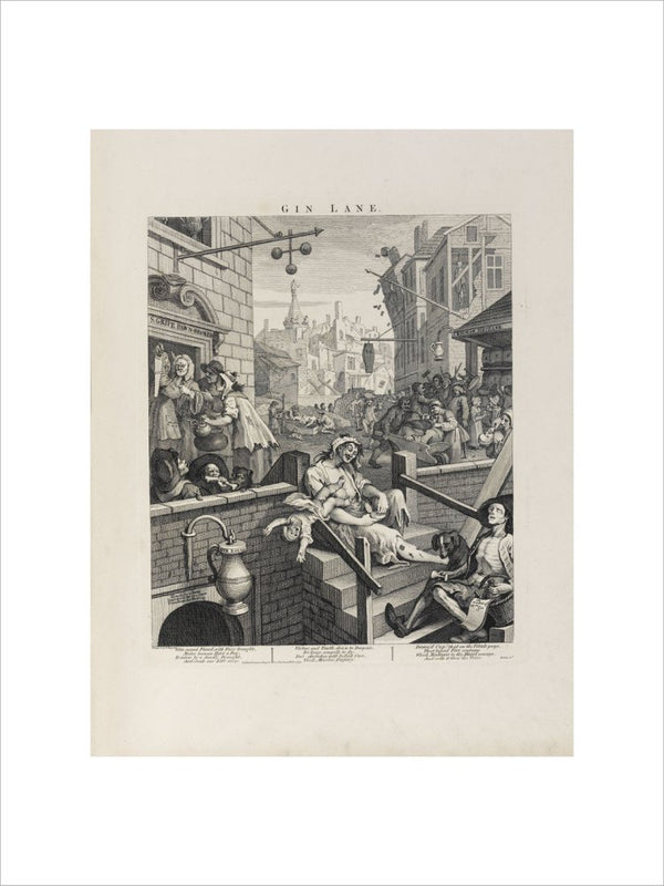 Gin Lane by William Hogarth