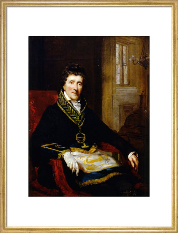Sir John Soane, in Masonic Costume, as Grand Superintendent and President of the Board of Works
