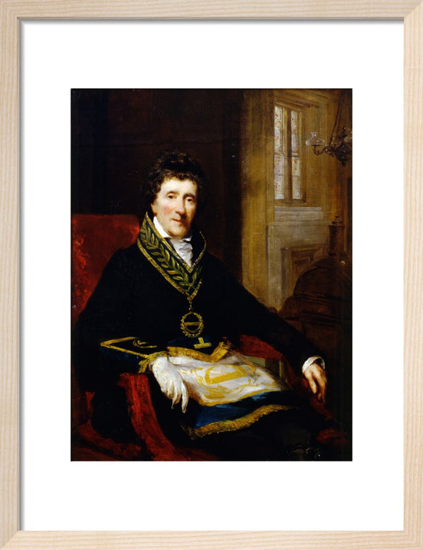 Sir John Soane, in Masonic Costume, as Grand Superintendent and President of the Board of Works