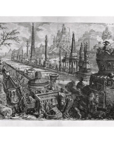 Circus of Mars with neighbouring Monuments viewed at the Via Appia