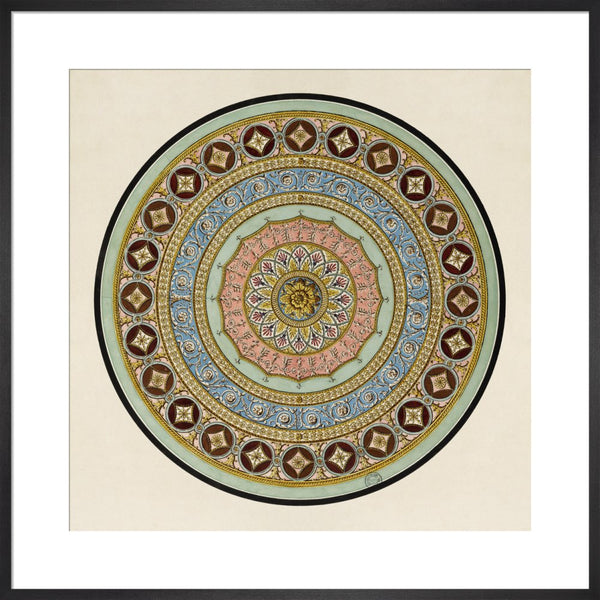 Unexecuted Manocchi Drawing for a Ceiling or a Carpet I, c1765-66