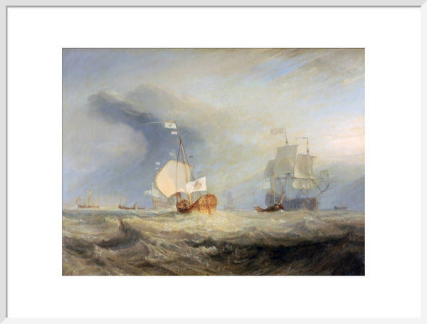Admiral van Tromp's Barge by J. M. W Turner