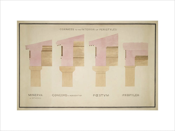 Doric Order: Cornices of Greek Buildings