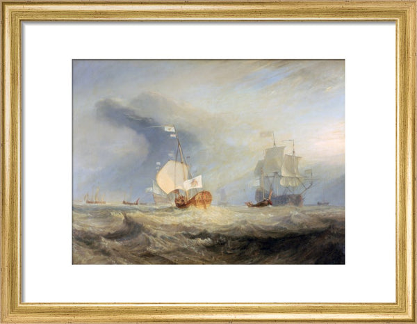 Admiral van Tromp's Barge by J. M. W Turner