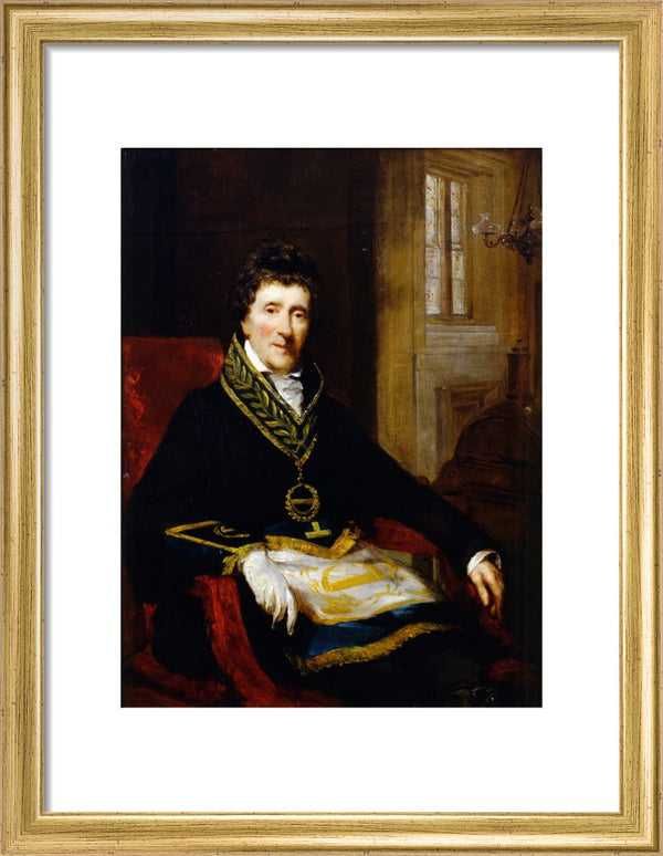 Sir John Soane, in Masonic Costume, as Grand Superintendent and President of the Board of Works