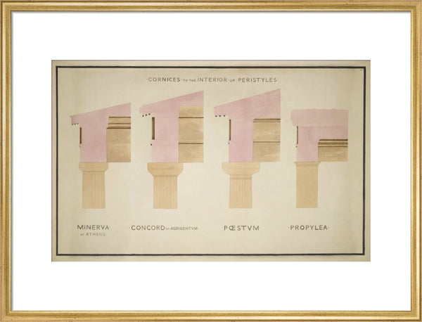 Doric Order: Cornices of Greek Buildings