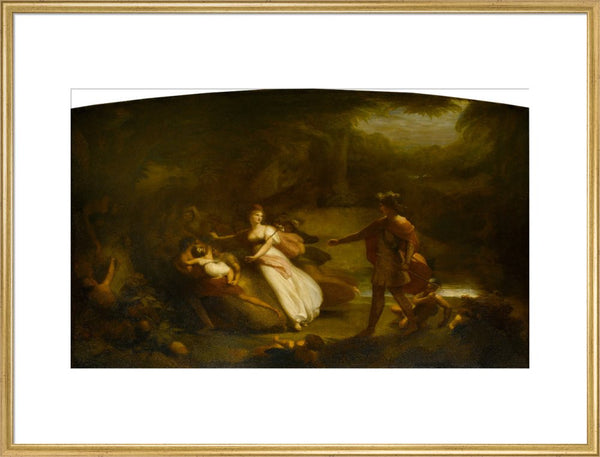 The Contention of Oberon and Titania for the Indian Boy from William Shakespeare's 'A Midsummer Night's Dream' Act II