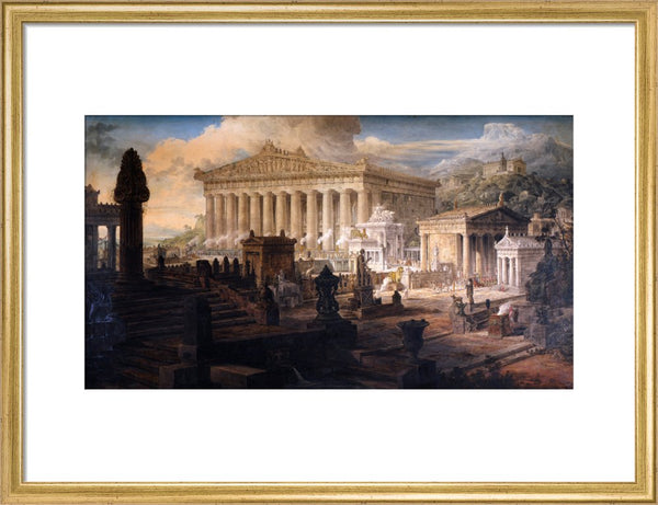 Architectural Composition : A restoration of the Temple of Ceres and other ancient buildings at Eleusis