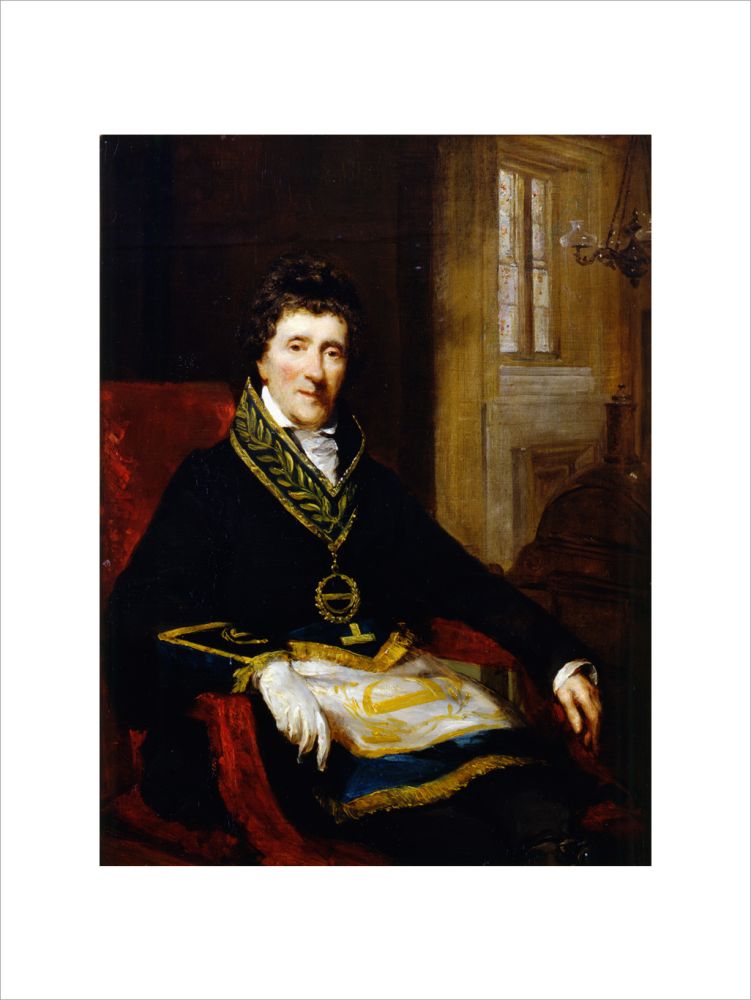 Sir John Soane, in Masonic Costume, as Grand Superintendent and President of the Board of Works
