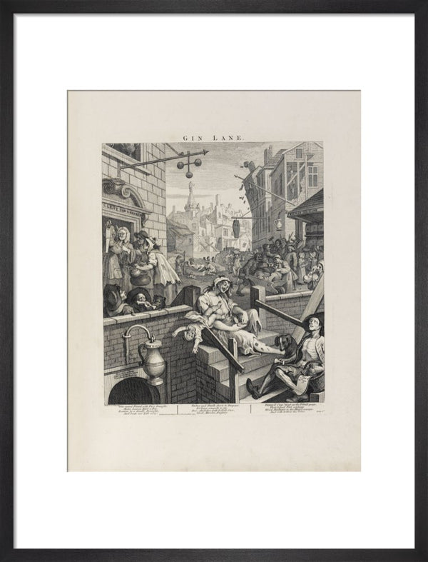 Gin Lane by William Hogarth
