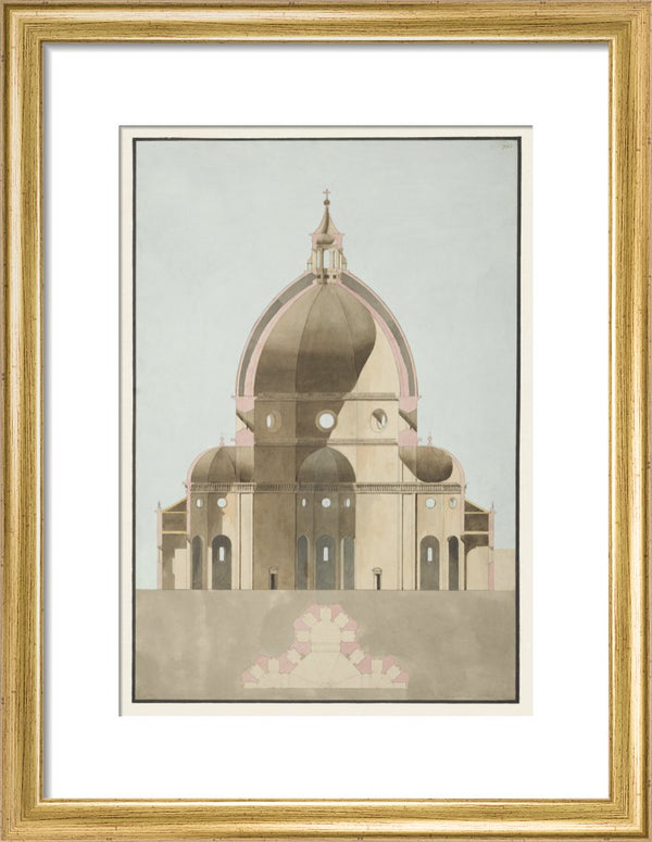 Dome Cross-Section, Florence Cathedral