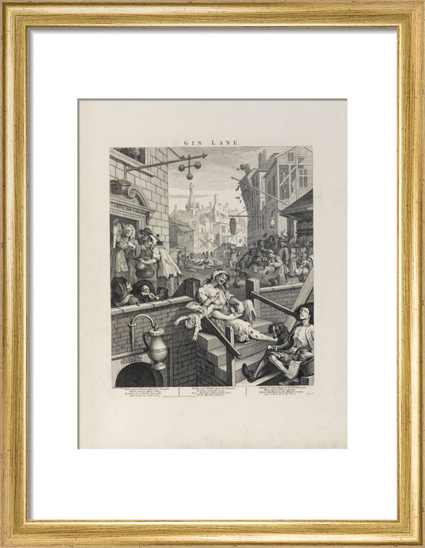Gin Lane by William Hogarth