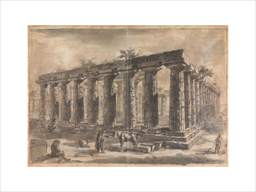 Paestum, Italy Exterior of the Basilica