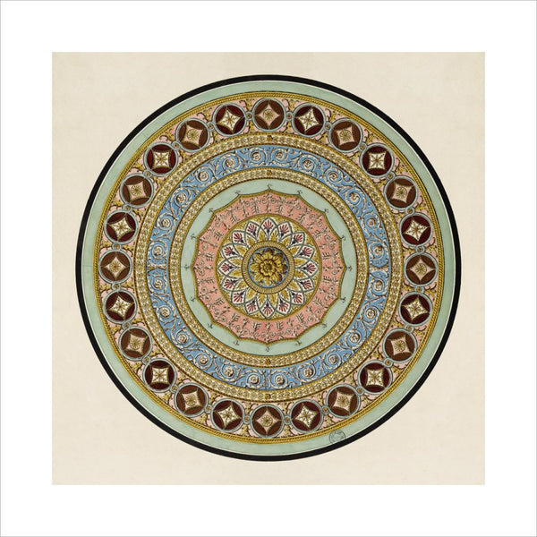 Unexecuted Manocchi Drawing for a Ceiling or a Carpet I, c1765-66