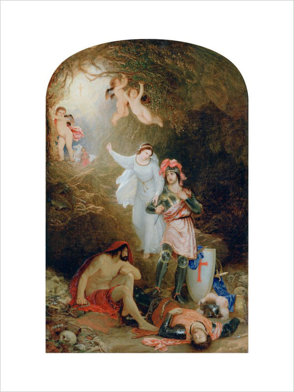 The Cave of Despair (from Edmund Spenser's 'The Faerie Queene', Book 1, Canto 9, Lines 8-35)