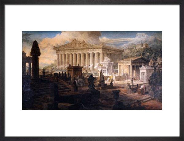 Architectural Composition : A restoration of the Temple of Ceres and other ancient buildings at Eleusis