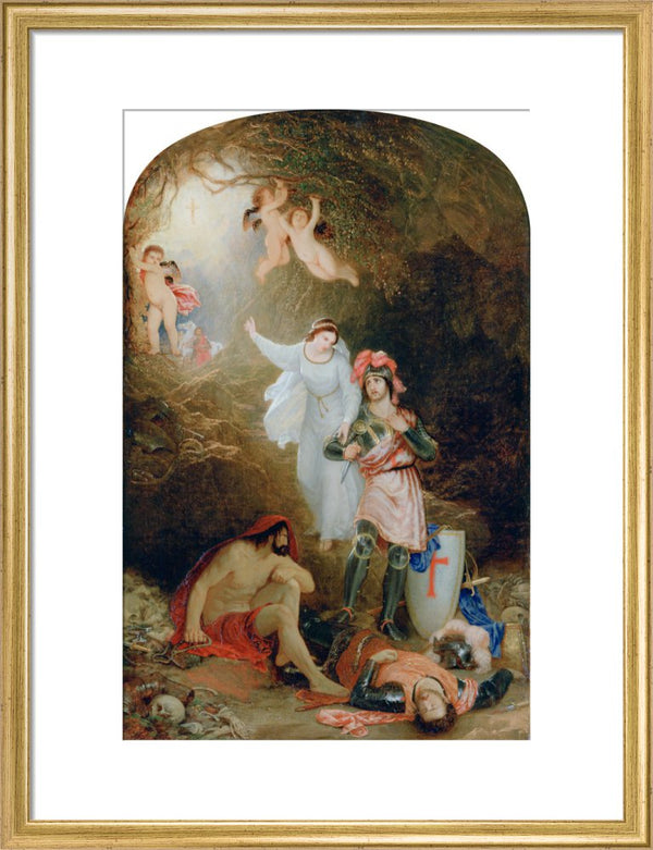 The Cave of Despair (from Edmund Spenser's 'The Faerie Queene', Book 1, Canto 9, Lines 8-35)