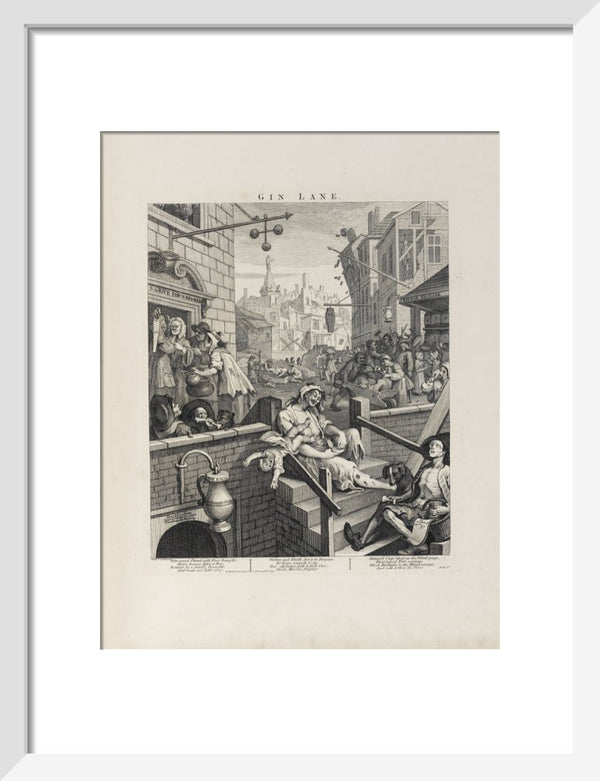 Gin Lane by William Hogarth