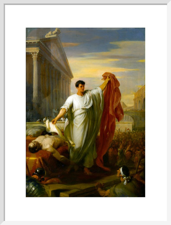 Marc Antony Reading the Will of Caesar