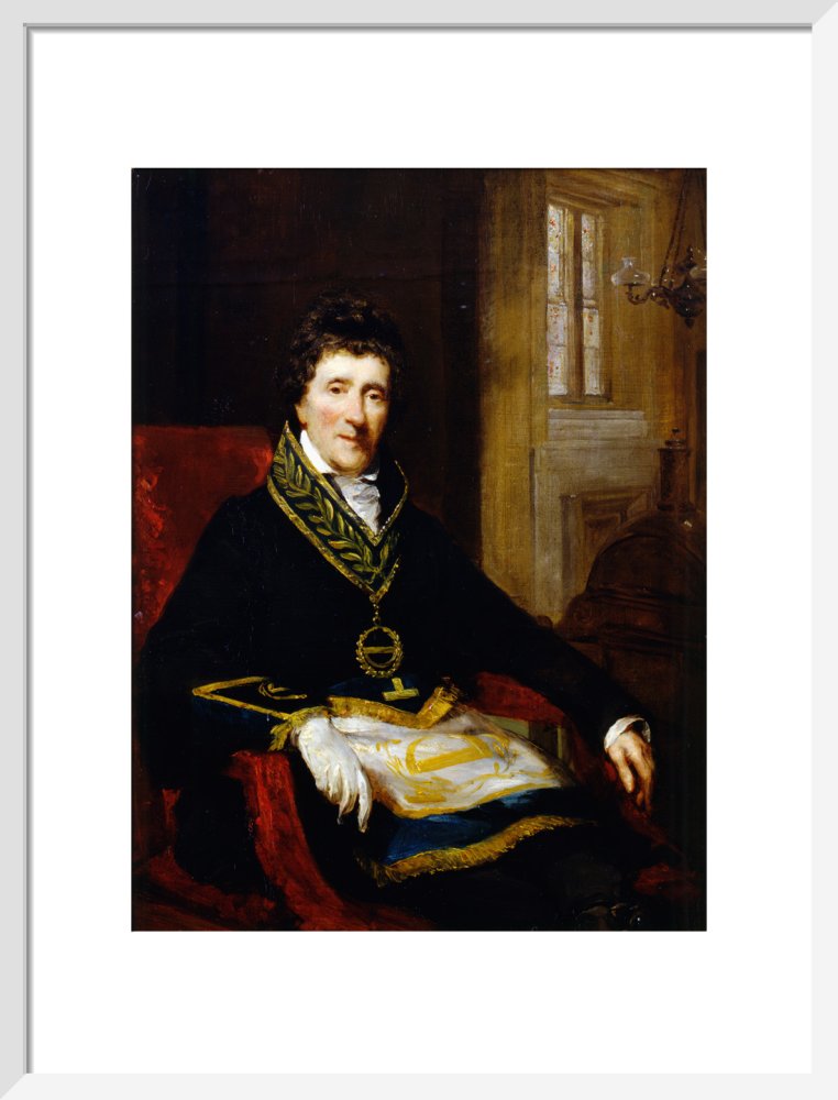 Sir John Soane, in Masonic Costume, as Grand Superintendent and President of the Board of Works