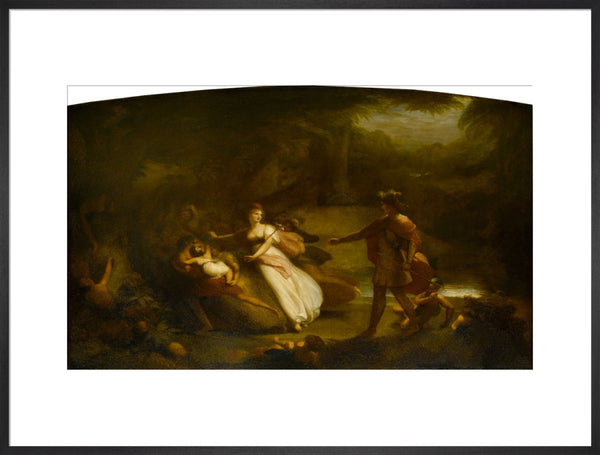 The Contention of Oberon and Titania for the Indian Boy from William Shakespeare's 'A Midsummer Night's Dream' Act II