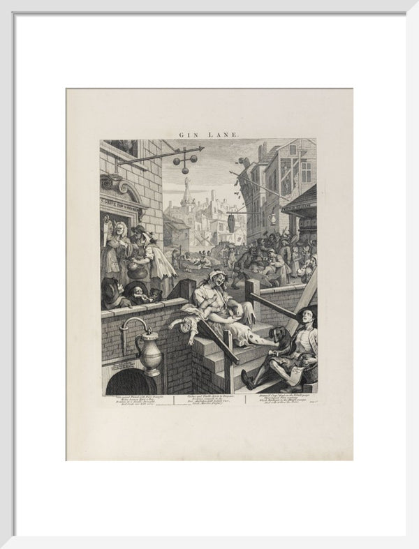 Gin Lane by William Hogarth