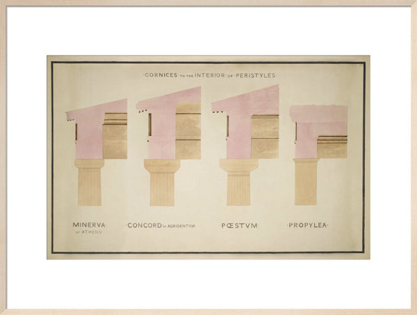 Doric Order: Cornices of Greek Buildings
