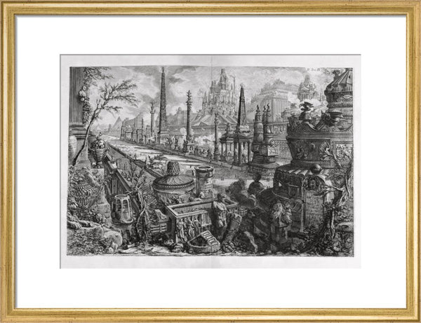 Circus of Mars with neighbouring Monuments viewed at the Via Appia