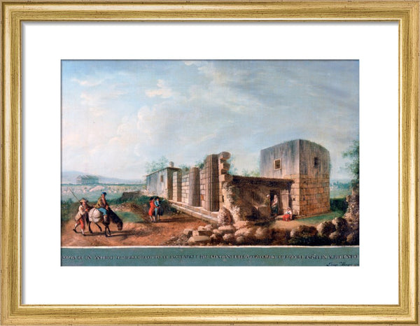 View of the Remains of the Temple (supposed to be of Esculapius) at Agrigentum (4 of 6)