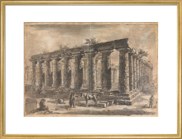 Paestum, Italy Exterior of the Basilica