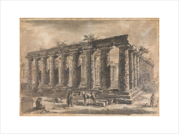 Paestum, Italy Exterior of the Basilica