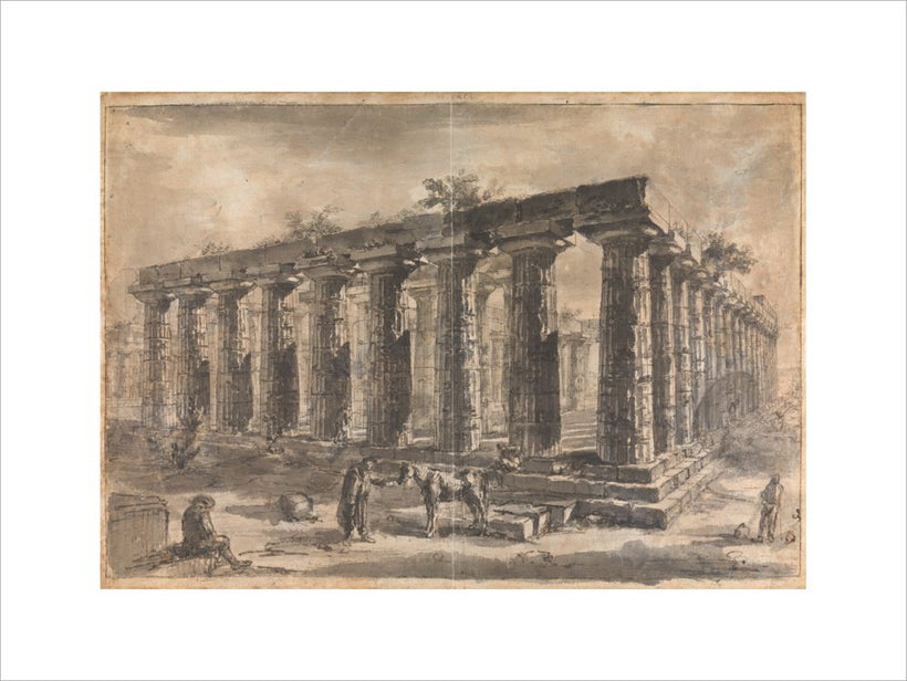 Paestum, Italy Exterior of the Basilica