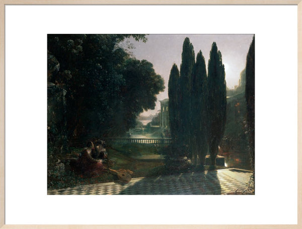 Scene from Shakespeare's 'The Merchant of Venice': Belmont, in the Garden of Portia's House, Lorenzo and Jessica, Act V, Scene 1