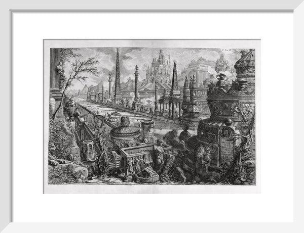 Circus of Mars with neighbouring Monuments viewed at the Via Appia