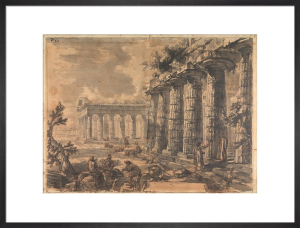 Paestum, Italy, Basilica and Temple of Neptune