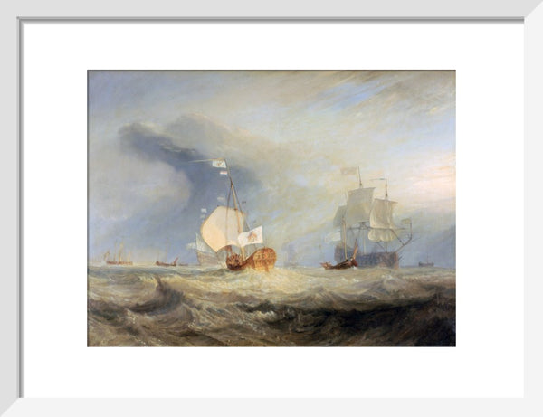 Admiral van Tromp's Barge by J. M. W Turner