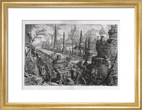 Circus of Mars with neighbouring Monuments viewed at the Via Appia