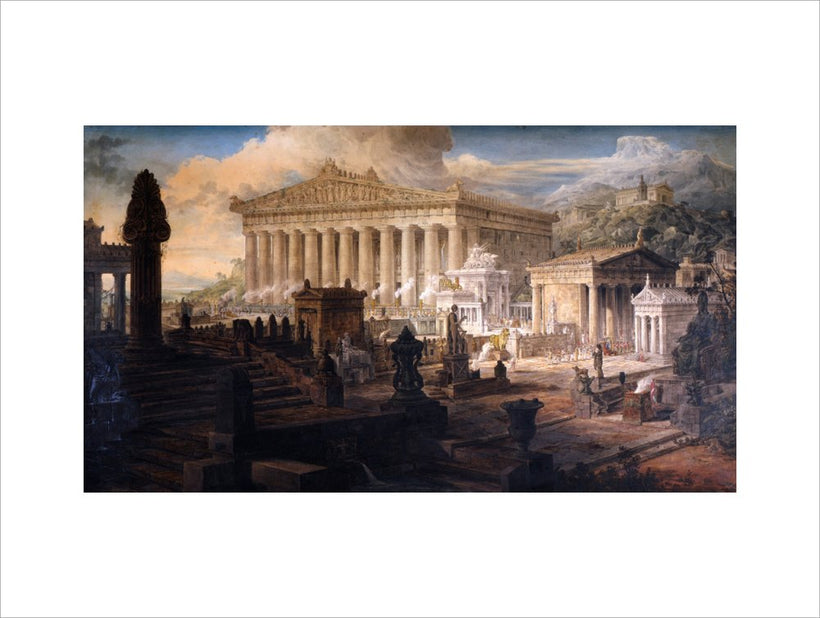 Architectural Composition : A restoration of the Temple of Ceres and other ancient buildings at Eleusis