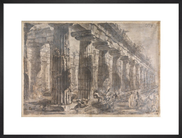 Paestum, Italy, Exterior of the Temple of Neptune from the North-East