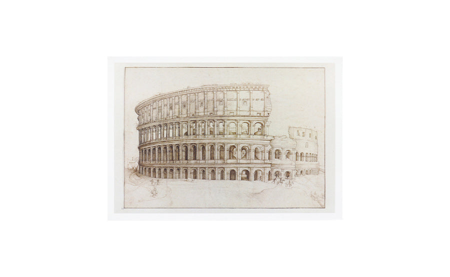 View of Colosseum Greeting Card