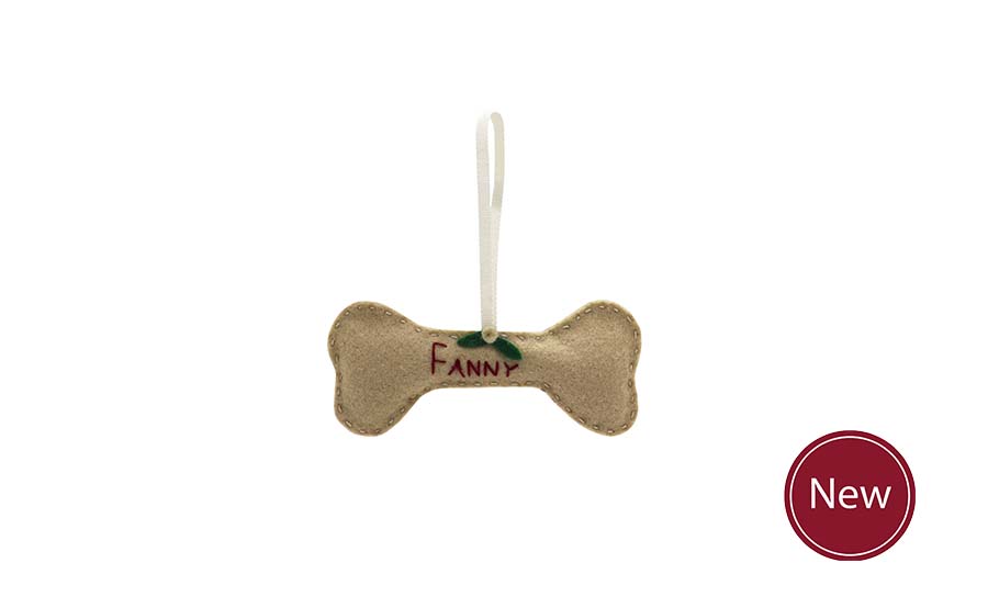 Dog  Bone Felt Hanging Decoration