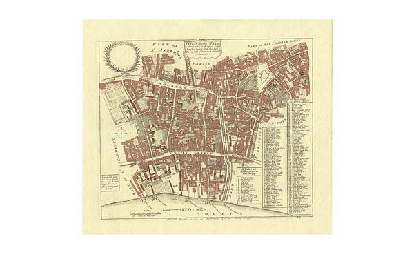Farringdon and Holborn Map