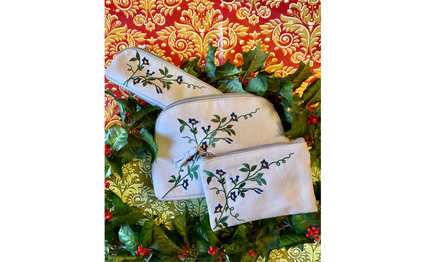 Soane Ceiling Flower Collection Large Cosmetic Bag